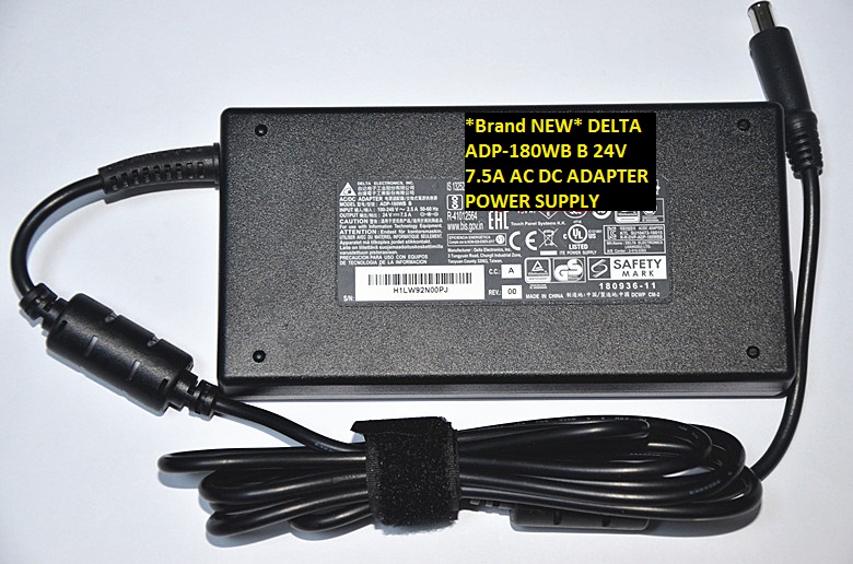 *Brand NEW* DELTA 24V 7.5A ADP-180WB B AC DC ADAPTER POWER SUPPLY